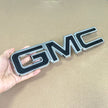 Big Front Grille Emblem 3D Plastic Badge Replacement for 2007-2014 GMC Yukon (XL) 2007-2016 Acadia 15126352 (Chrome / Gloss Black)1pack