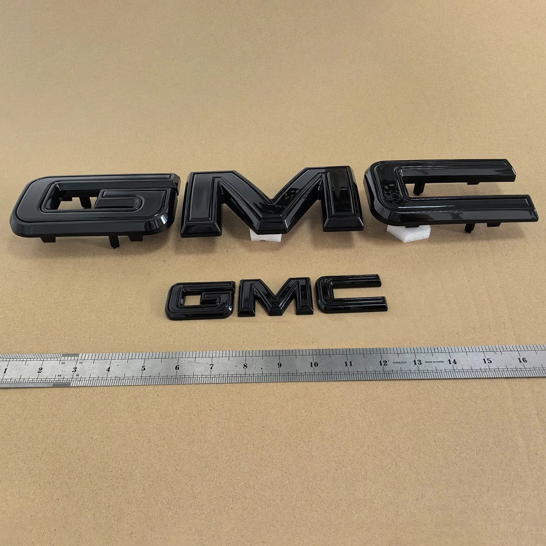 Full Emblem Kit for 2025–2026 GMC Yukon Denali | Denali Ultimate (Gloss Black / Chrome Black) 4-Pack/6-Pack