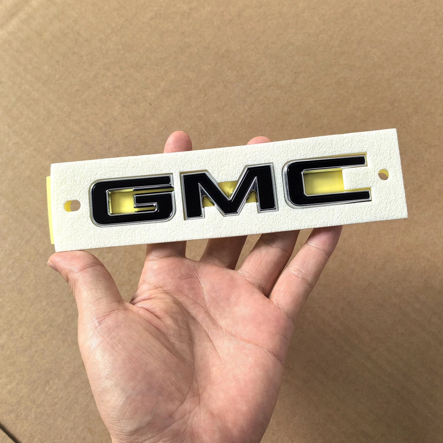 Grille Rear Emblem Kit for 2025–2026 GMC Yukon Denali | Denali Ultimate (Gloss Black / Chrome Black) 2-Pack