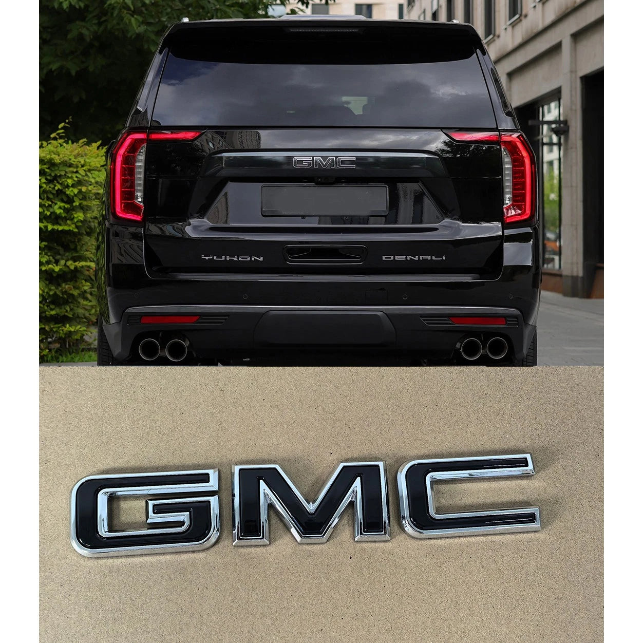 Rear Tailgate Emblem for 2025–2026 GMC Yukon AT4 and Elevation / XL