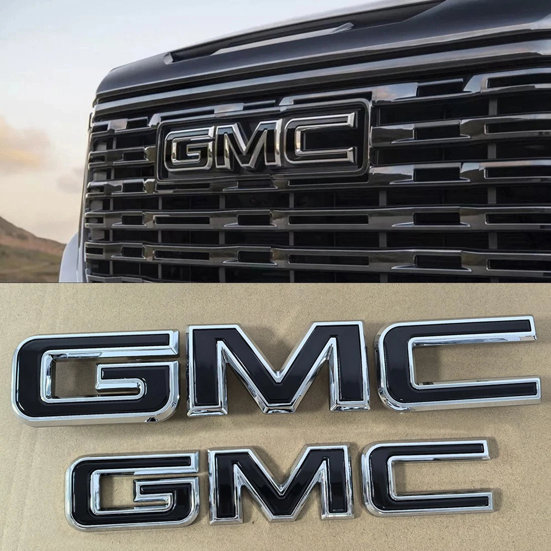 Grille & Rear Emblem Kit for 2025–2026 GMC Yukon AT4 and Elevation