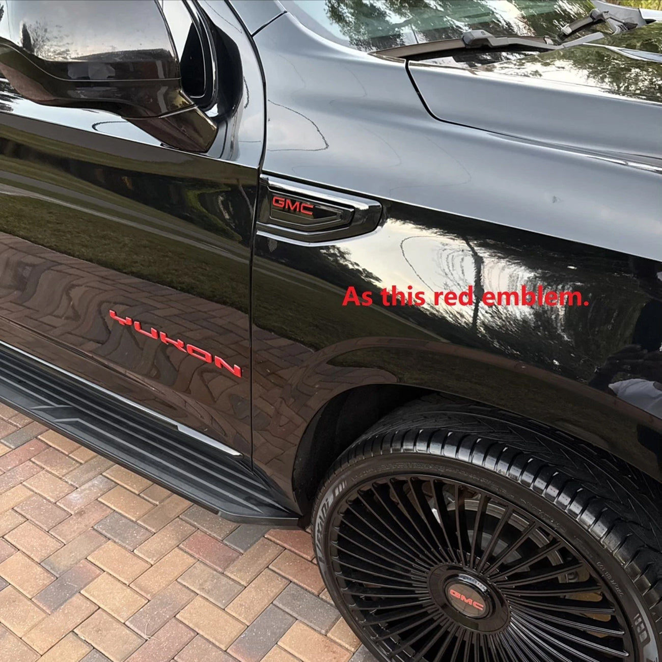 Duramax 3.0L Fender Vent Emblems for 2021–2024 GMC Yukon / Yukon XL