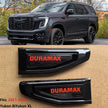Duramax 3.0L Fender Vent Emblems for 2021–2024 GMC Yukon / Yukon XL