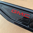 Fender Vent Emblem Badge Set for 2021–2024 GMC Yukon (XL) Left & Right (Black / Red)