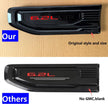 6.2L V8 Fender Vent Emblem Set for 2019-2026 GMC Sierra 1500 86532094 (Black / Red)