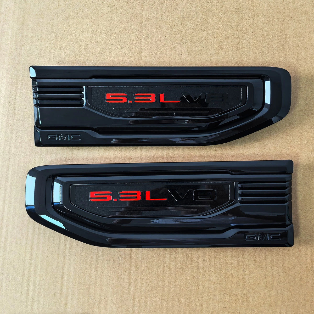 Fender Vent Emblems for 2019–2026 GMC Sierra 1500 Badge Set 5.3L V8