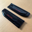 Turbo Vent Emblem Set for 2019-2026 GMC Sierra 1500 Duramax Replacement Black/Red