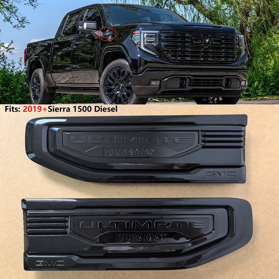 Ultimate Duramax Diesel Fender Vent Emblem Set | 2019–2026 GMC Sierra 1500