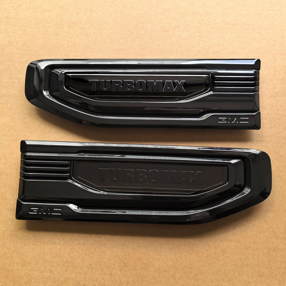 TurboMax 2.7L Fender Vent Emblem Set | 2019–2026 GMC Sierra 1500