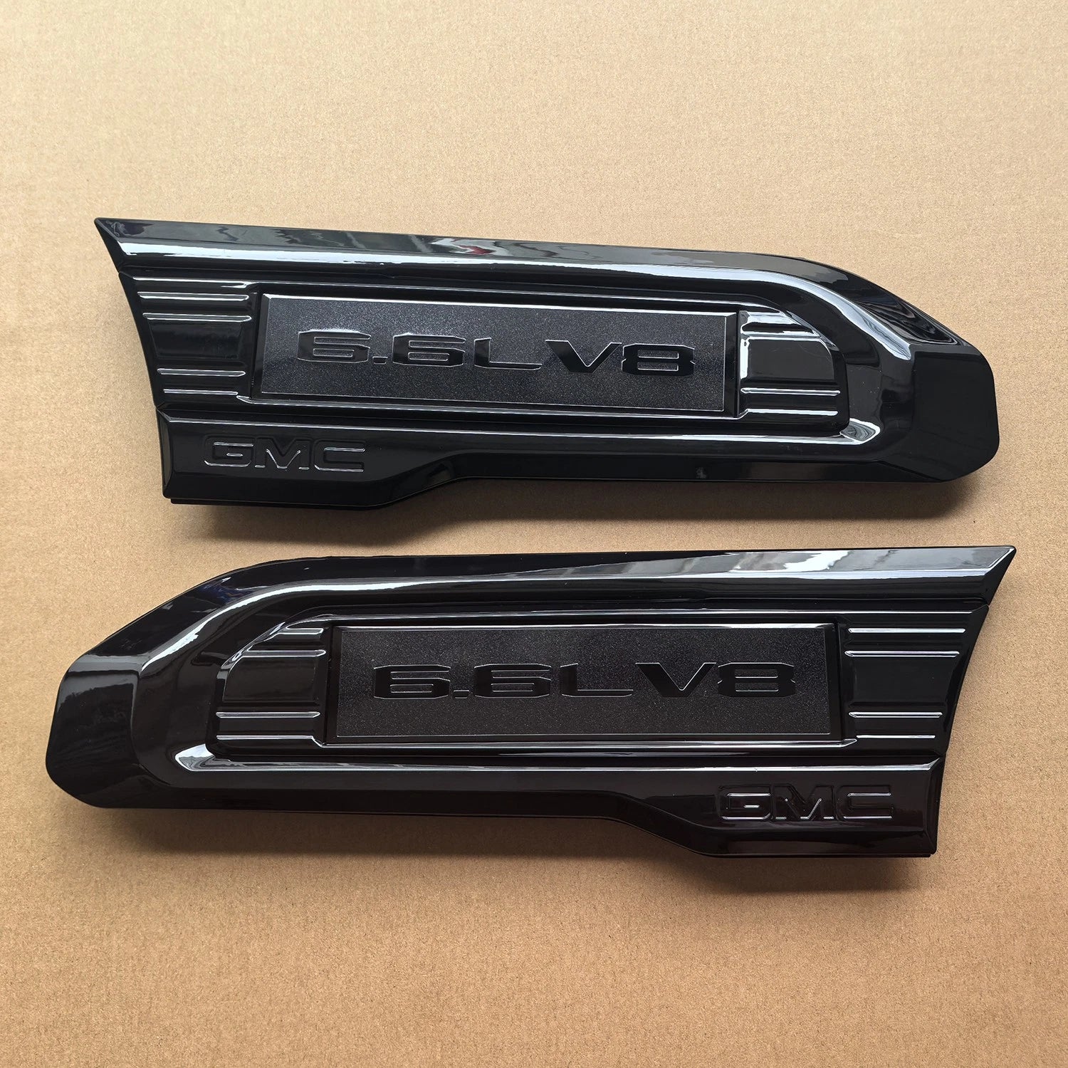 6.6L V8 Fender Vent Emblem Set for 2020–2023 GMC Sierra 2500HD 3500HD