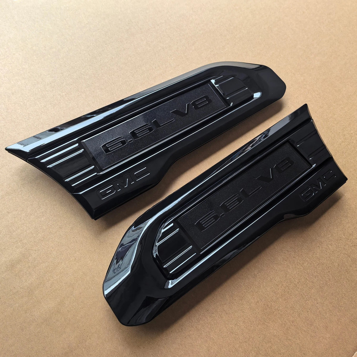 6.6L V8 Fender Vent Emblem Set for 2020–2023 GMC Sierra 2500HD 3500HD
