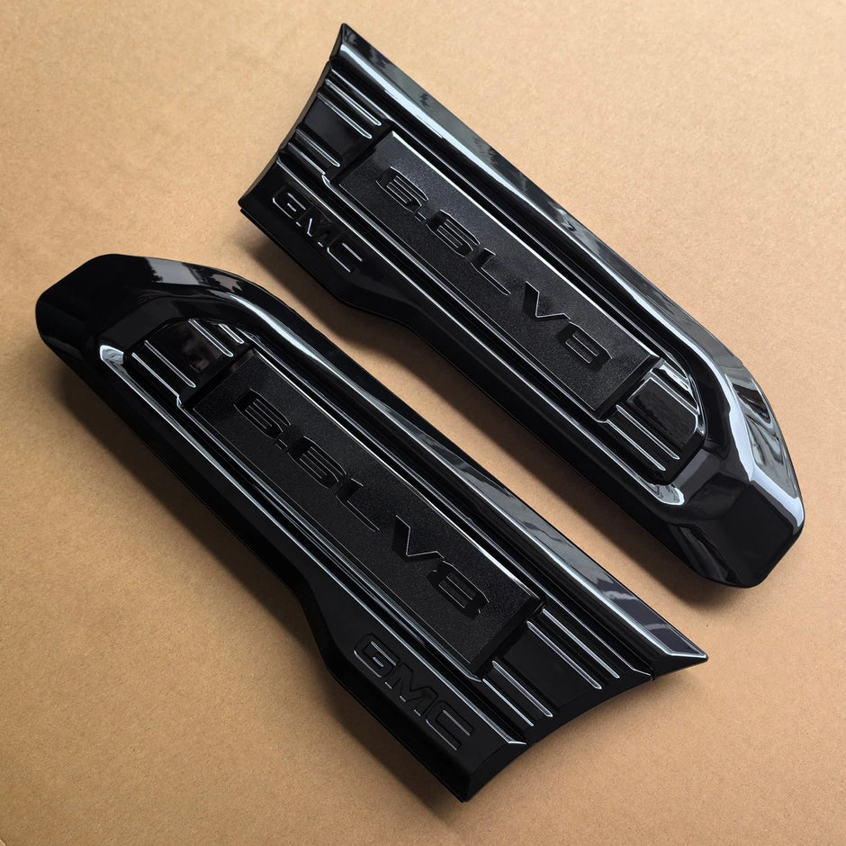 6.6L V8 Fender Vent Emblem Set for 2020–2023 GMC Sierra 2500HD 3500HD