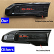 6.6L V8 Fender Vent Emblem Set for 2020–2023 GMC Sierra 2500HD 3500HD