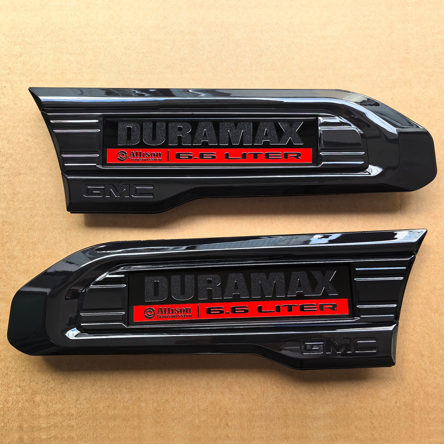 6.6L Duramax Diesel Fender Vent Emblem Set for 2020–2023 GMC Sierra 2500HD