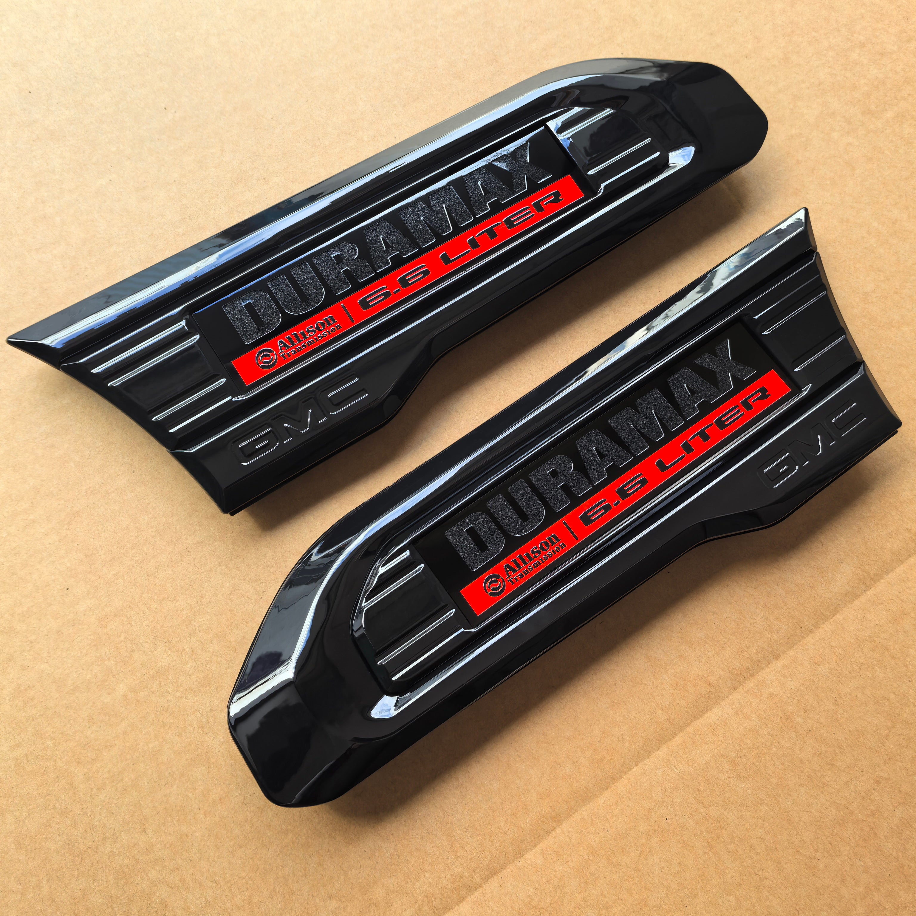 6.6L Duramax Diesel Fender Vent Emblem Set for 2020–2023 GMC Sierra 2500HD