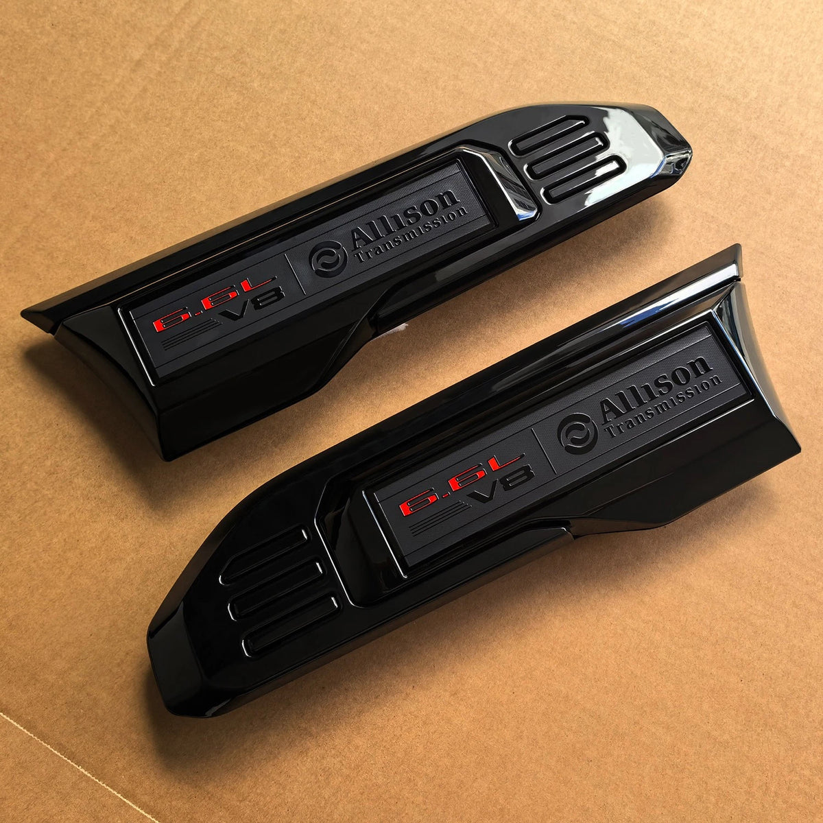 6.6L V8 Allison Fender Vent Emblem Set | 2024–2026 GMC Sierra HD