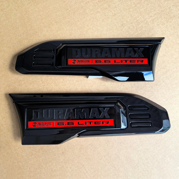 2024-2026 GMC Sierra 2500HD 3500HD 6.6L Duramax Fender Vent Emblems