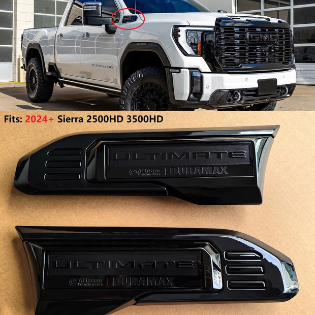 Ultimate Duramax Diesel Fender Vent Emblem Set | 2024–2026 GMC Sierra HD