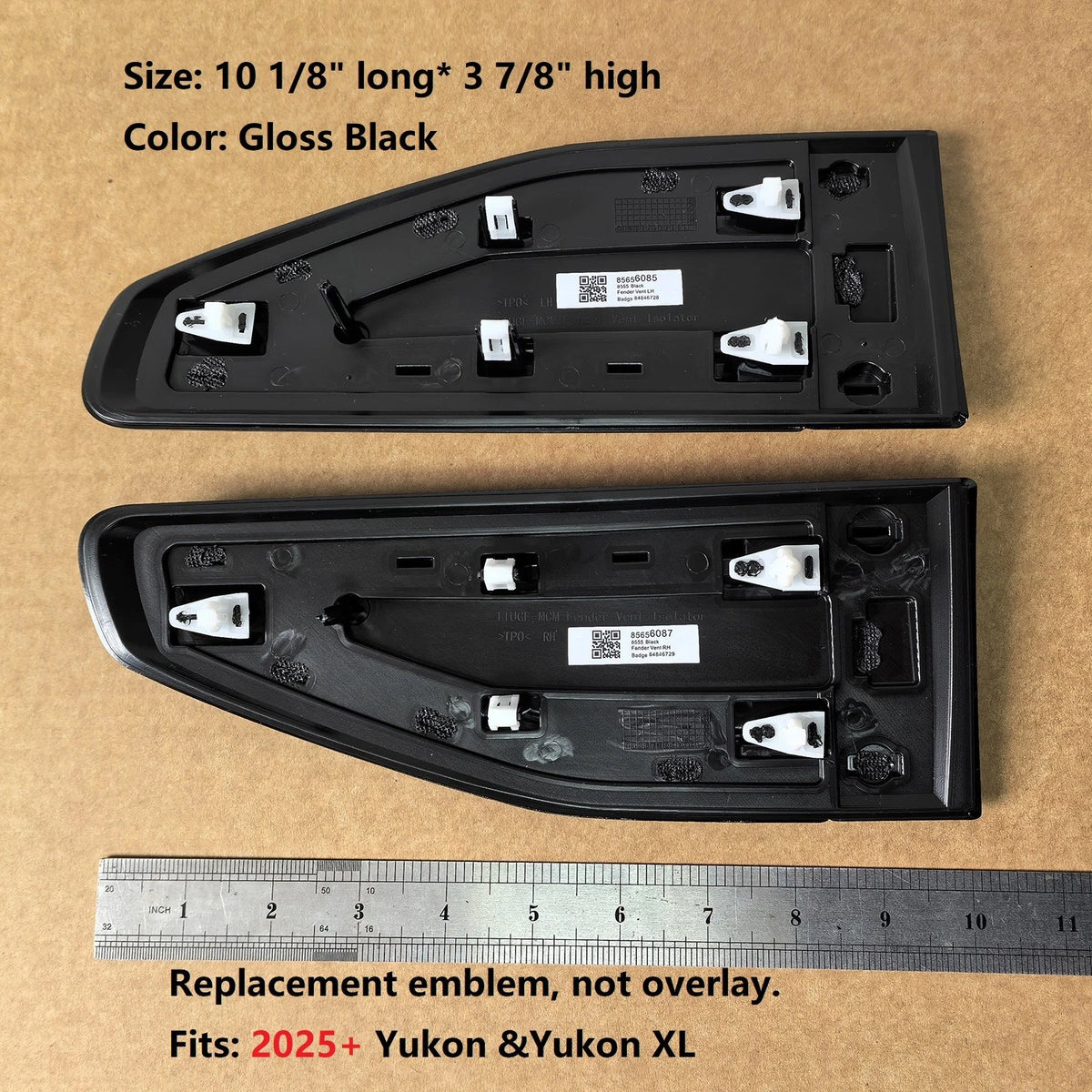 Ultimate Fender Vent Emblems for 2025–2026 GMC Yukon (XL) Side Badge Set