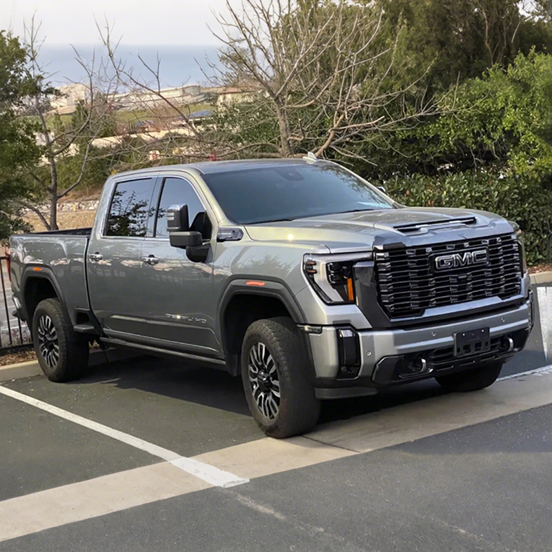Grille Tailgate Emblems for GMC 2019-2025 Sierra 1500 2500HD 3500HD (Chrome / Matte / Gloss Black) 2-pack