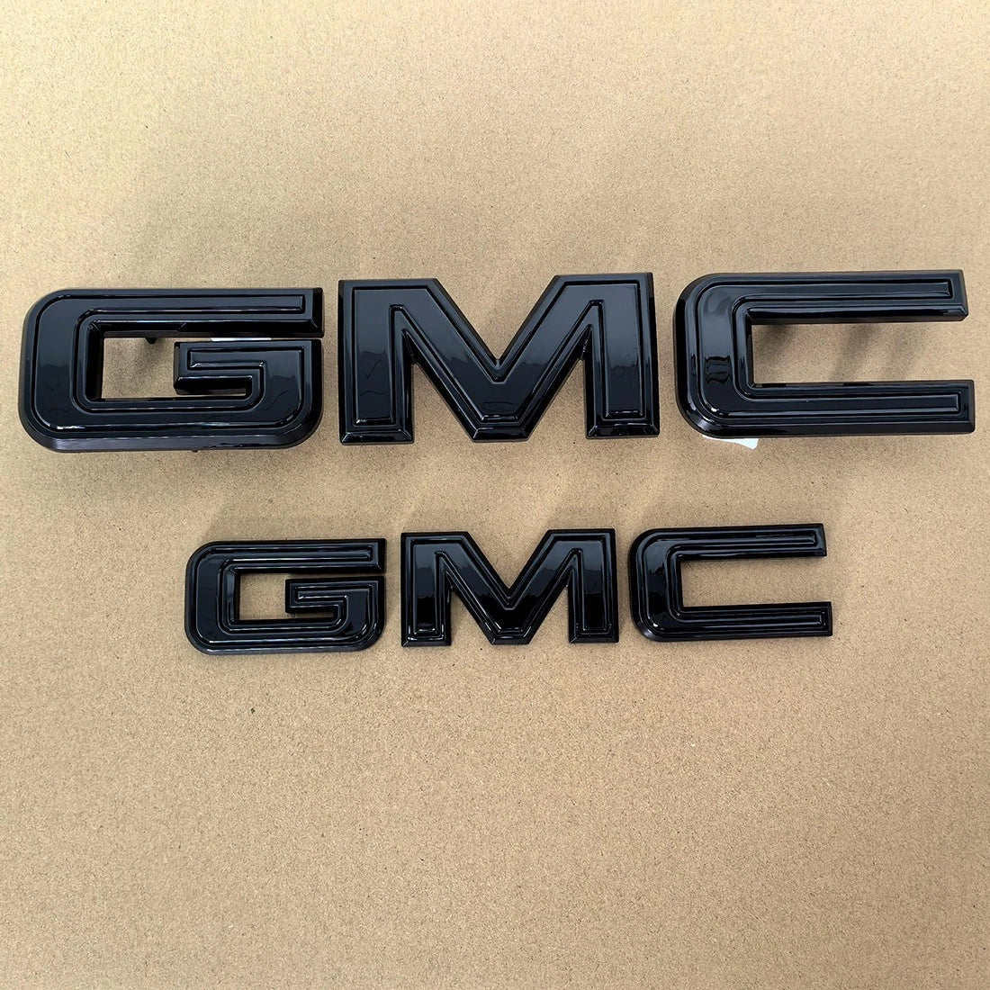 Grille & Rear Emblem Badge Replacement for 2020-2026 Acadia Terrain (Chrome / Gloss Black) 2-pack