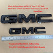 Front Grille & Rear GMC Emblem Set for 2021-2024 Acadia Terrain Badge 2-pack