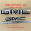 Grille & Rear Emblem Badge Replacement for 2020-2026 Acadia Terrain (Chrome / Gloss Black) 2-pack