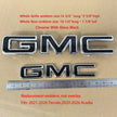 Front Grille & Rear GMC Emblem Set for 2021-2024 Acadia Terrain Badge 2-pack
