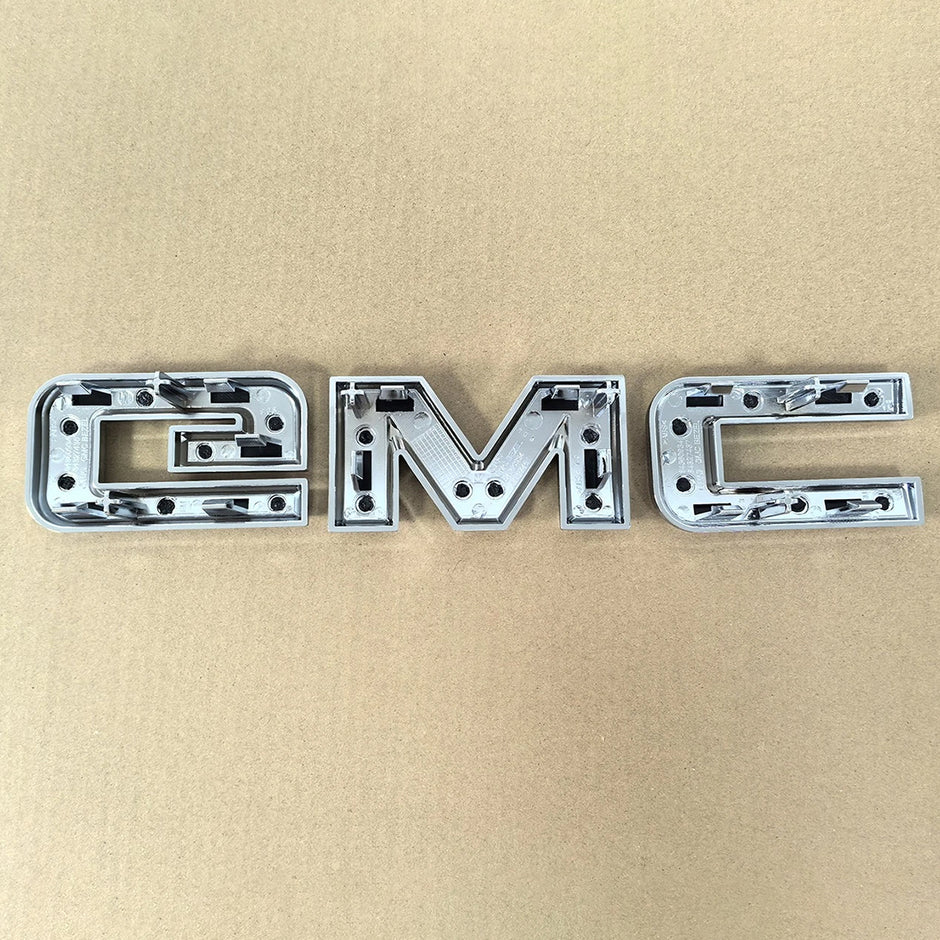 Grille & Rear Emblem Badge Replacement for 2020-2026 Acadia Terrain (Chrome / Gloss Black) 2-pack