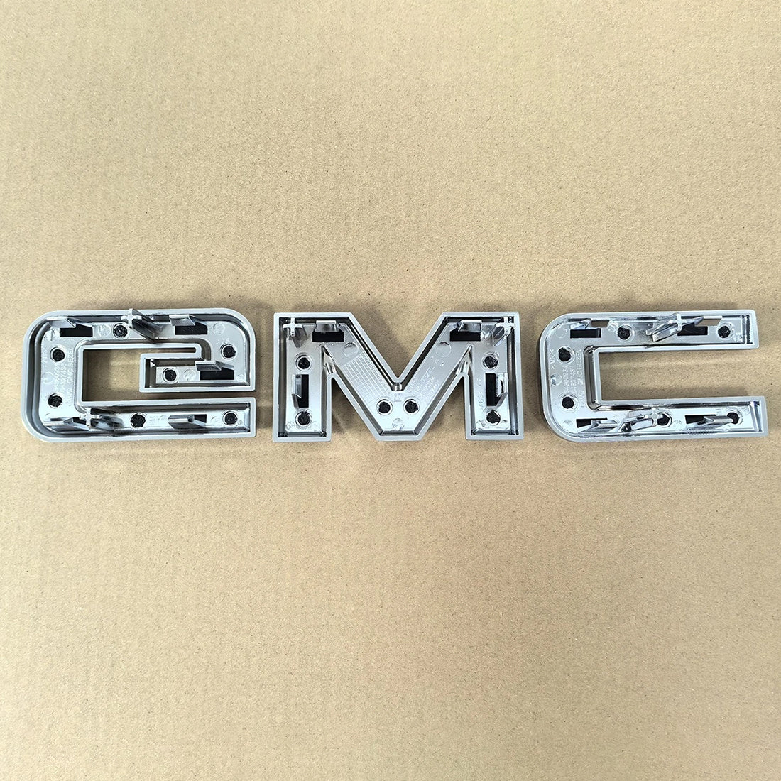 Grille & Rear Emblem Badge Replacement for 2020-2026 Acadia Terrain (Chrome / Gloss Black) 2-pack