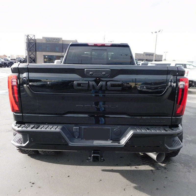 Rear Tailgate Emblem Replacement for 19-25 GMC Sierra 1500 2500HD 3500HD Badges 84364369 (Chrome / Matte / Gloss Black) 1-pack