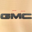 Front Grille Emblem Nameplate Replacement for 2019-2025 GMC Sierra 1500 2500HD 3500HD 84364356 (Chrome / Matte / Gloss Black) 1-pack