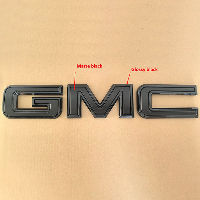 Rear Tailgate Emblem Replacement for 19-25 GMC Sierra 1500 2500HD 3500HD Badges 84364369 (Chrome / Matte / Gloss Black) 1-pack