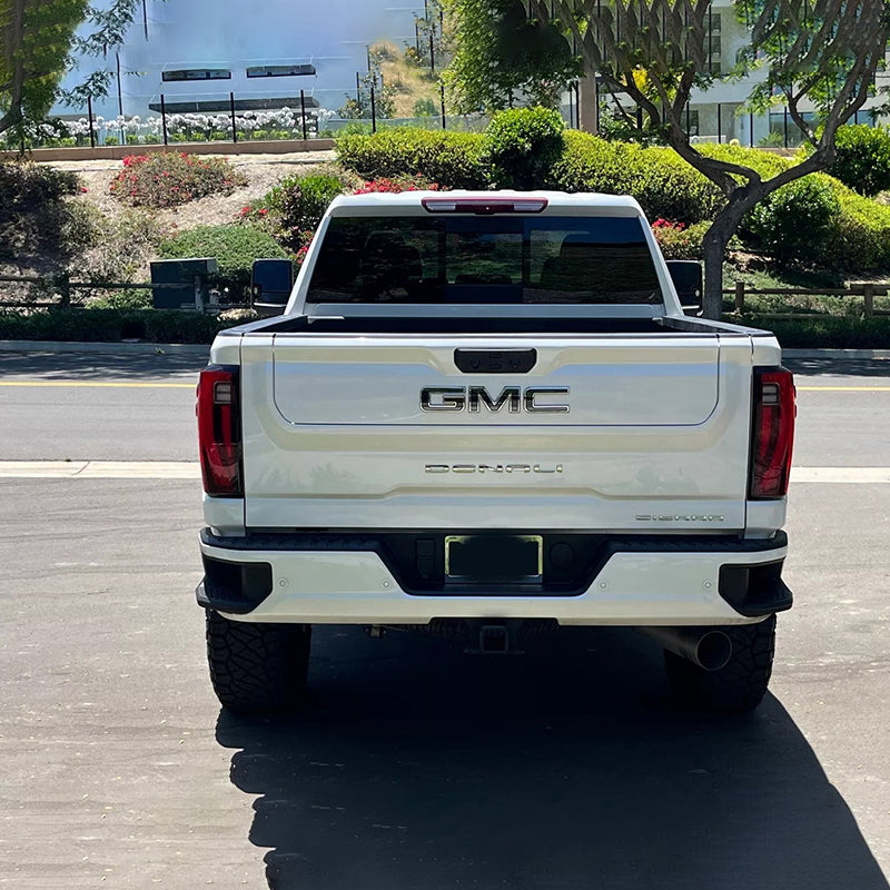 Rear Tailgate Emblem Replacement for 19-25 GMC Sierra 1500 2500HD 3500HD Badges 84364369 (Chrome / Matte / Gloss Black) 1-pack