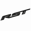 Custom Chevrolet Emblems Grille Bowtie RST 3D Badge Replacement for 2022-2025 Silverado 1500 (Chrome / Gloss Black) 5pack