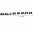Front Grille Bowtie LT 3D Emblem Replacement for 2022-2025 Silverado 1500 (Chrome / Gloss Black) 5pack