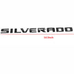 Emblem with LT 3D Badge Replacement for Silverado 1500 2500HD 3500HD Gloss Black 4-pack