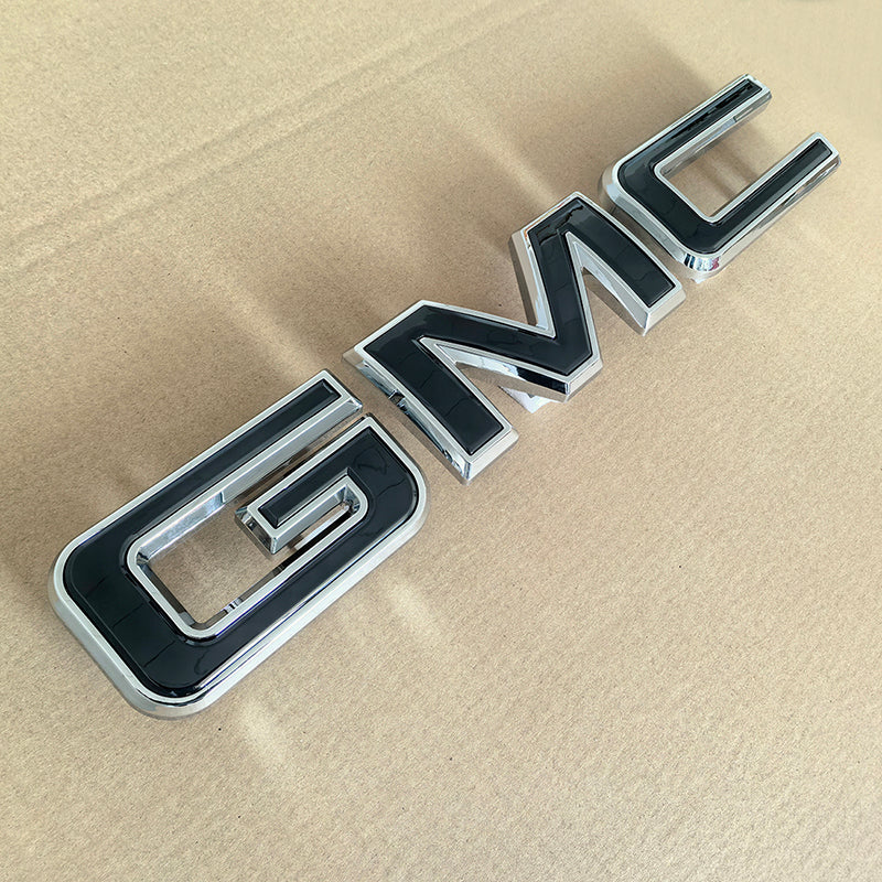 Front Grille Emblem Nameplate Replacement for 2021-2025 GMC Yukon Badges 86539814 (Chrome / Matte / Gloss Black) 1-pack