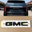 Rear Tailgate Emblem for 2025–2026 GMC Yukon Denali | Denali Ultimate (Gloss Black / Chrome Black)