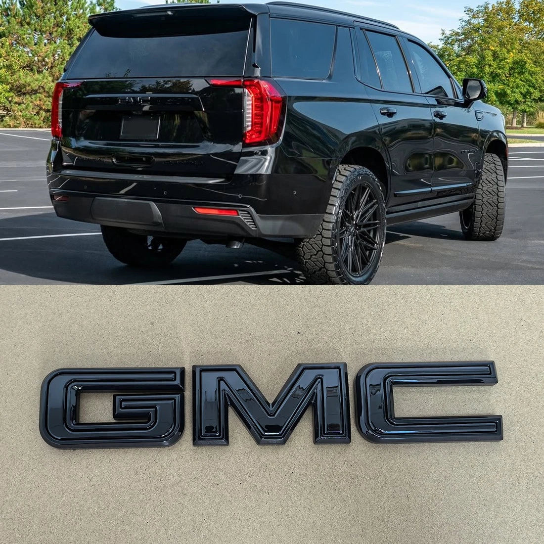 Rear Tailgate Emblem for 2025–2026 GMC Yukon AT4 and Elevation / XL