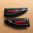 Duramax 3.0L Fender Vent Emblems for 2025–2026 GMC Yukon / Yukon XL Black/Red