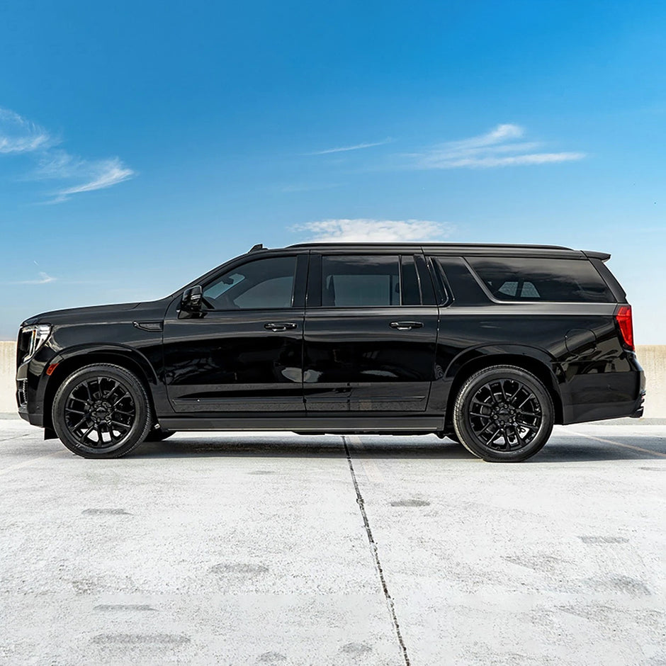 Duramax 3.0L Fender Vent Emblems for 2025–2026 GMC Yukon / Yukon XL Black/Red