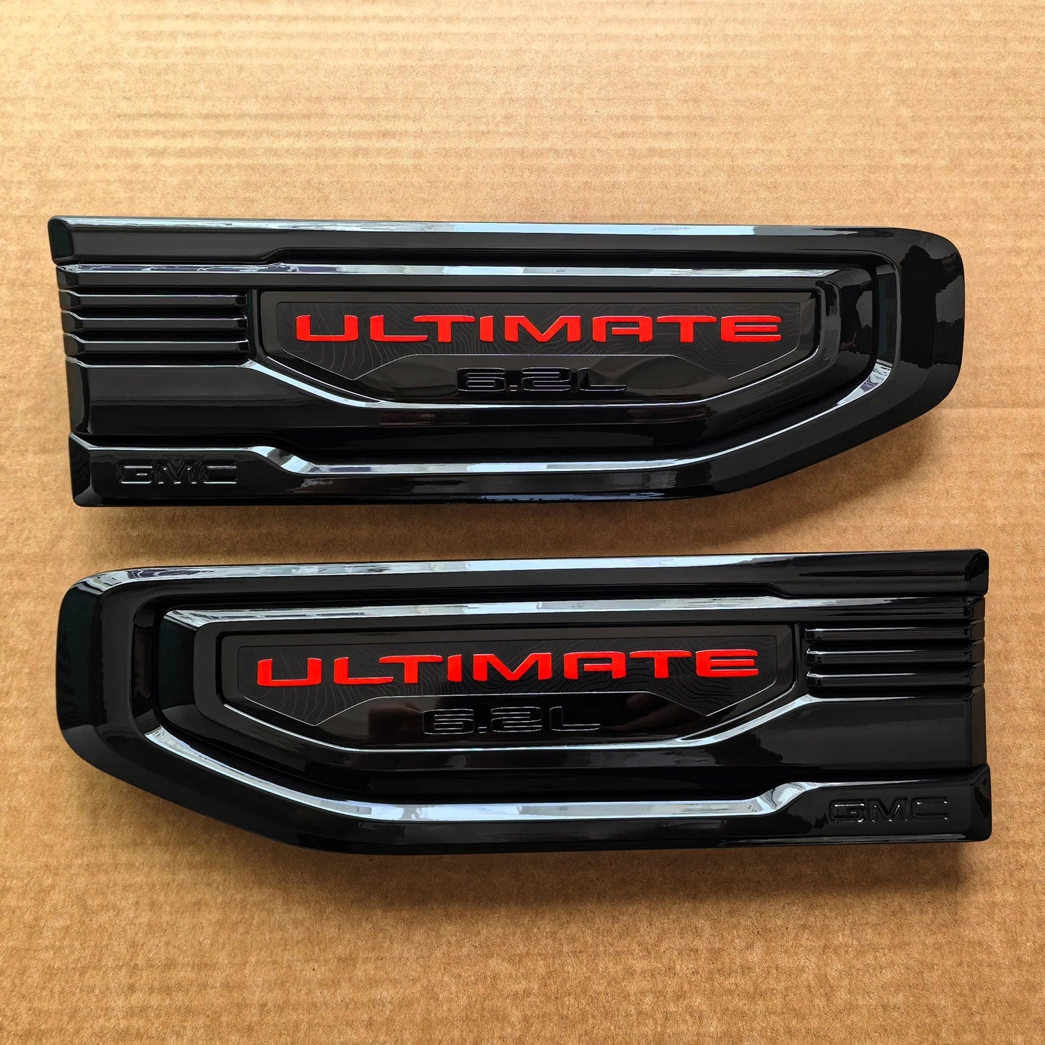 Ultimate 6.2L Fender Vent Emblems for 2019–2026 GMC Sierra 1500 Denali