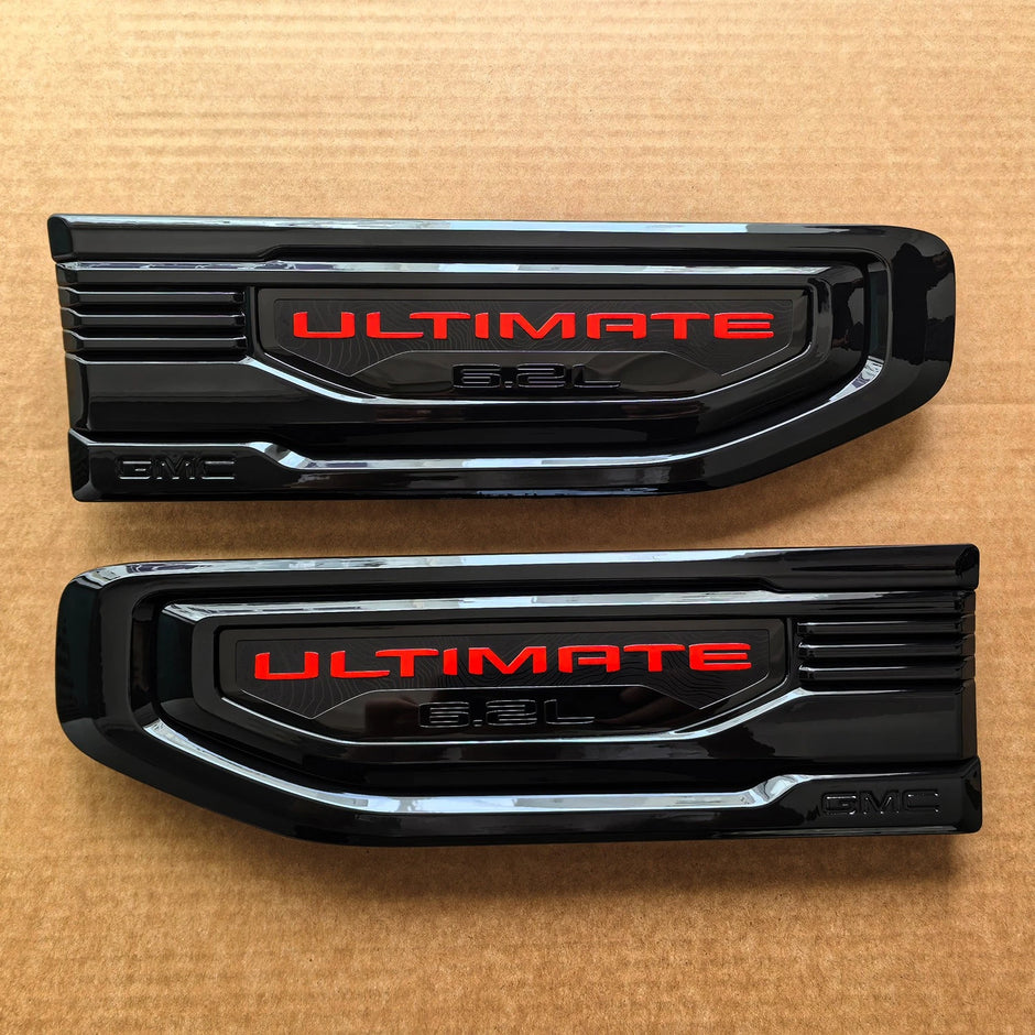 6.2L Fender Vent Emblem Set for 2019–2026 GMC Sierra 1500 Denali Ultimate