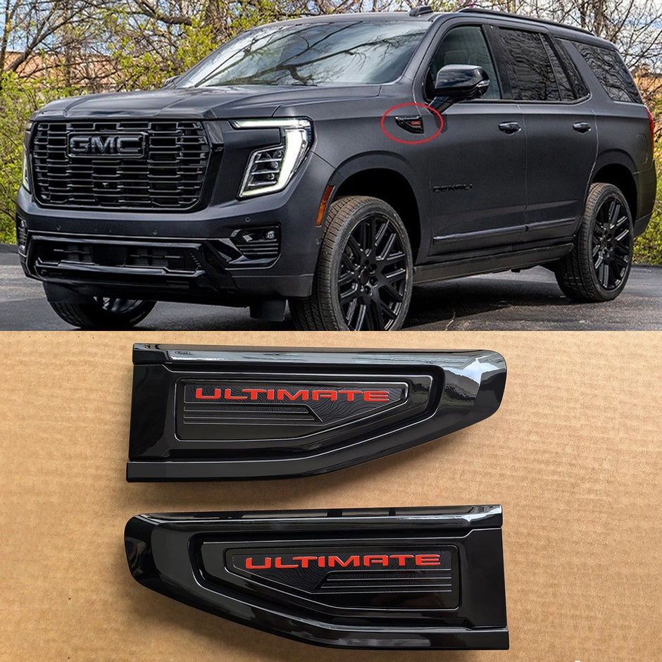 Fender Vent Emblems for 2021–2024 GMC Yukon / Yukon XL Denali Ultimate