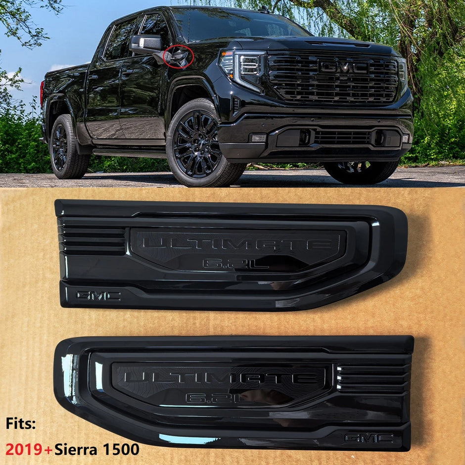 6.2L Fender Vent Emblem Set for 2019–2026 GMC Sierra 1500 Denali Ultimate